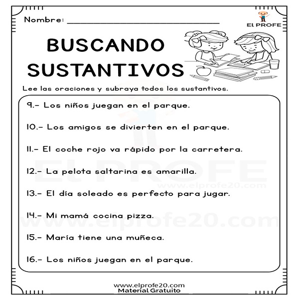 Ejercicios_buscando_sustantivos_lengua_español_elprofe20