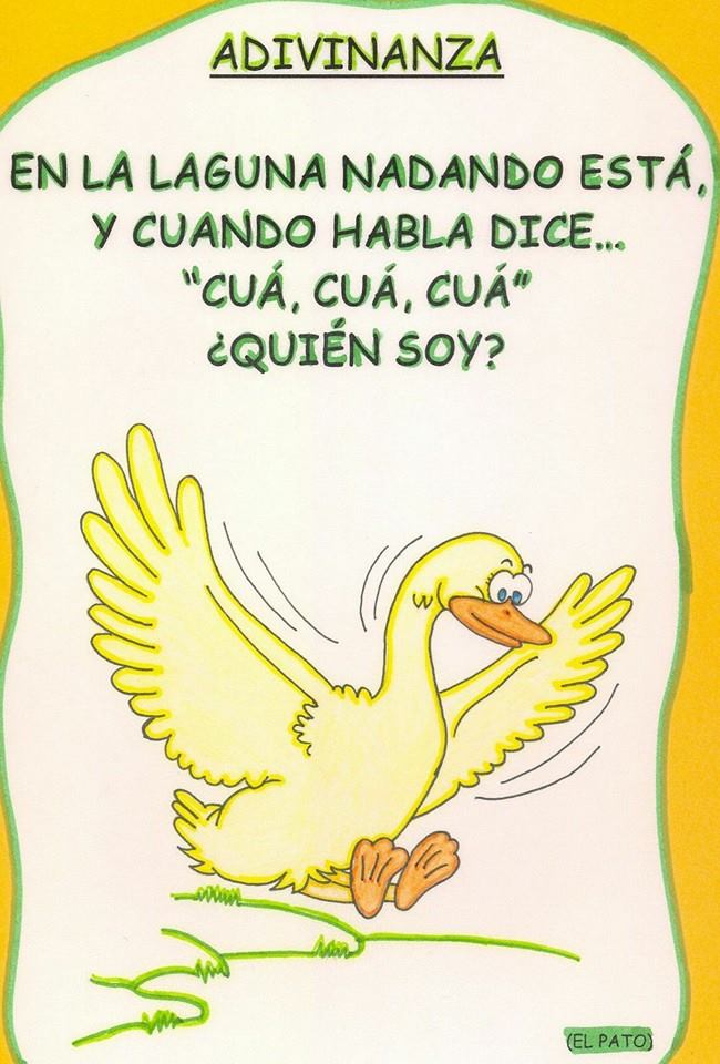 Fichas de adivinanzas para niños gratis