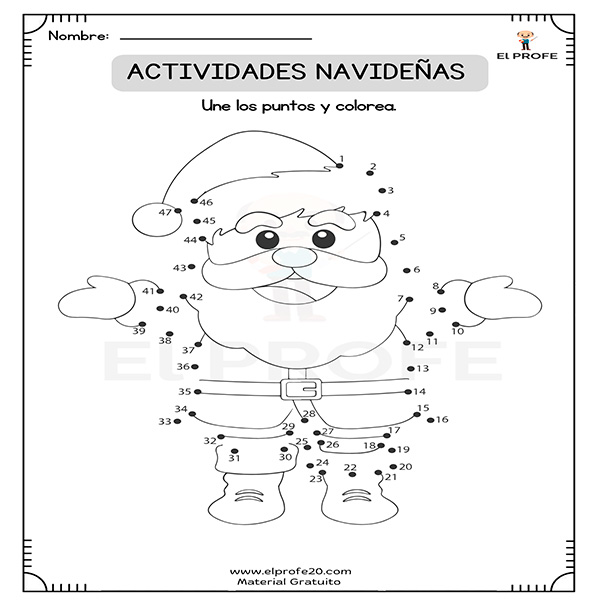 actividad_navidena_unir_puntos_primaria