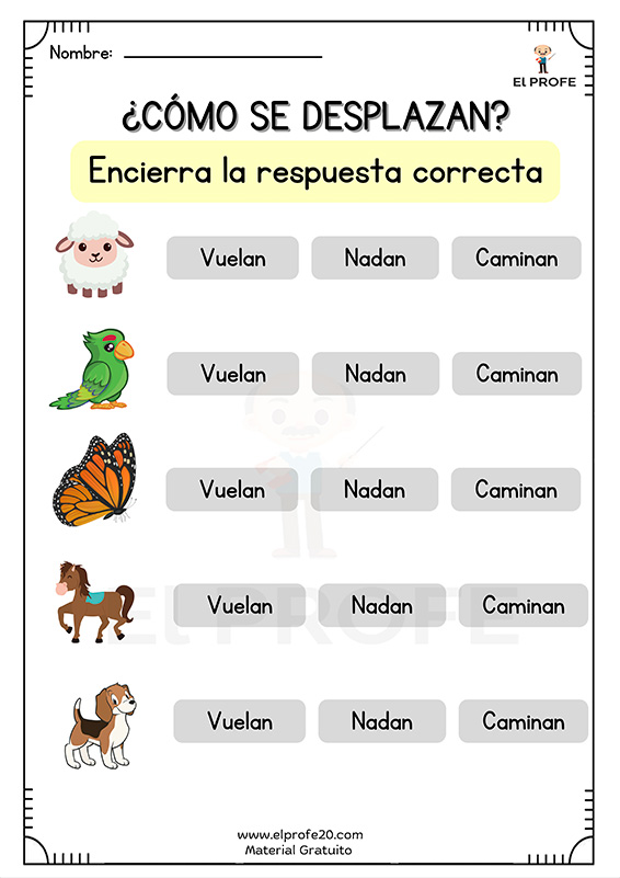 actividades_animales_vuelan_caminan_nadan