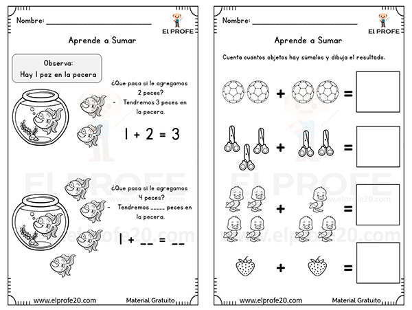 Cuadernillo Para Aprender A Sumar Y Restar