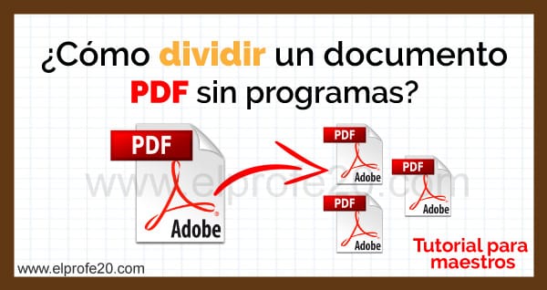 C Mo Dividir Un Documento Pdf Sin Programas