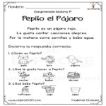 Cuadernillo de comprensión lectora para primer grado