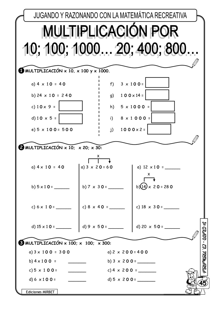 Cuaderno De Trabajo Matemática 3er Grado De Primaria 8490