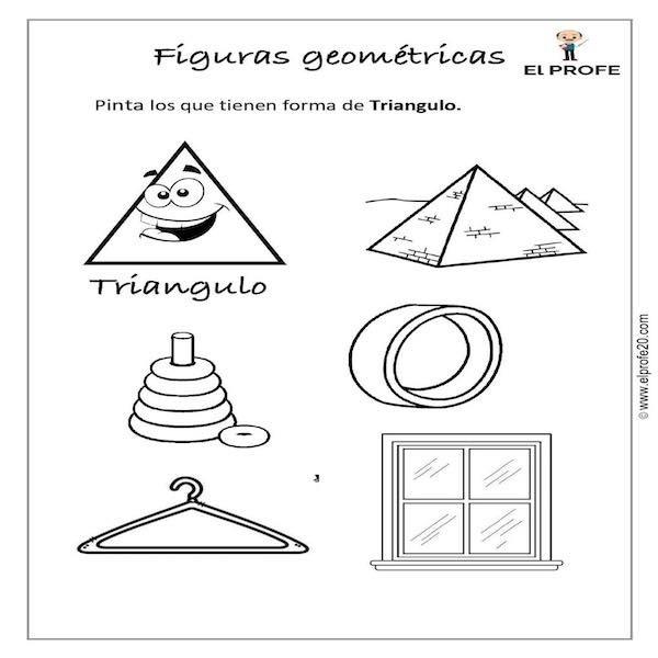 fichas de ejercicios de figuras geometricas