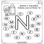 Cuadernillo busca y colorea las letras del abecedario