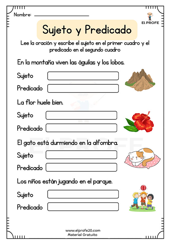 fichas_de__ejercicios_de_sujeto_y_predicado__elprofe20