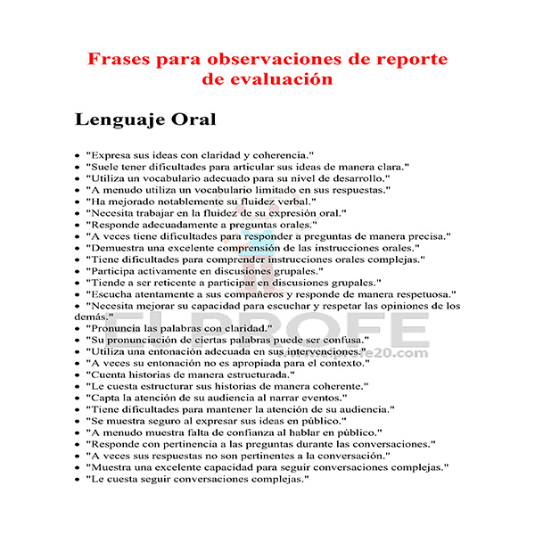 frases-para-obersaciones-de-reporte