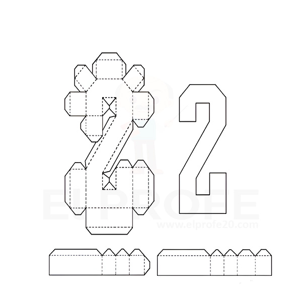 numero-2-en-3d-para-imprimir