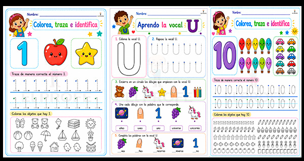 numeros-y-vocales-traza-y-colorea