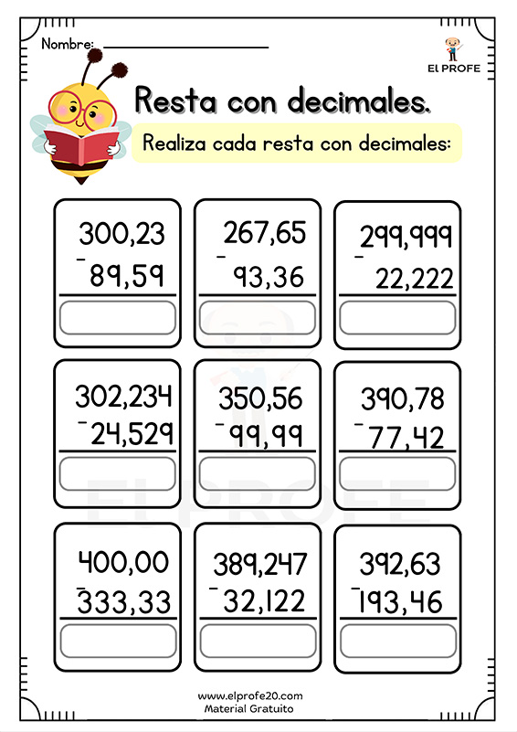 resta-con-decimales-ejercicios