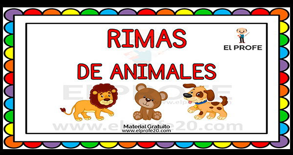 rimas_de_animales_gratis_para_niño_elprofe20