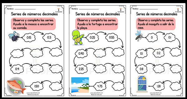 series-de-numeros-decimales