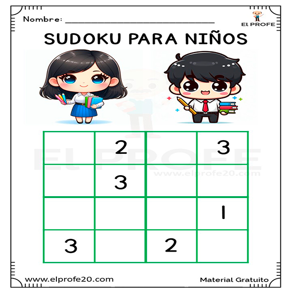 sudoku_4x4_para_niños_elprofe20