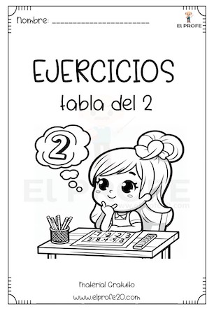 tabla del dos