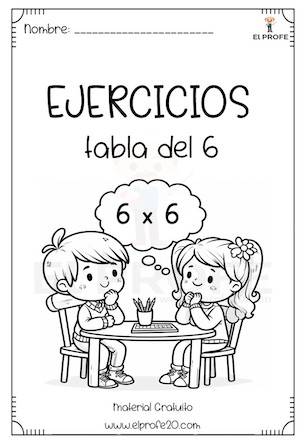 tabla del seis