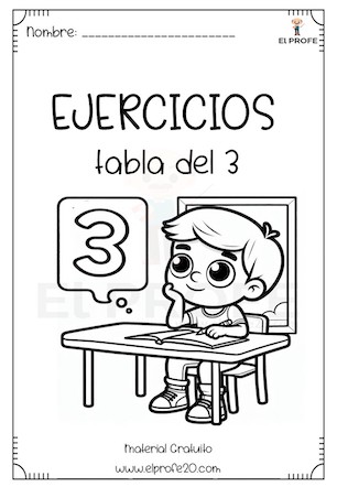 tabla del tres